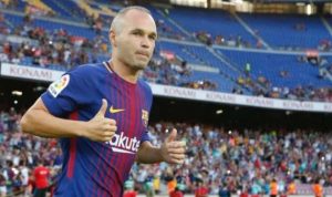 gelandang barcelona andres iniesta
