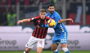 Krzysztof Piatek membobol gawang Napoli dua kali.
