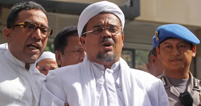 Imam Besar Front Pembela Islam (FPI), Rizieq Shihab.
