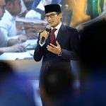 Sandiaga Uno saat Debat Cawapres 2019.
