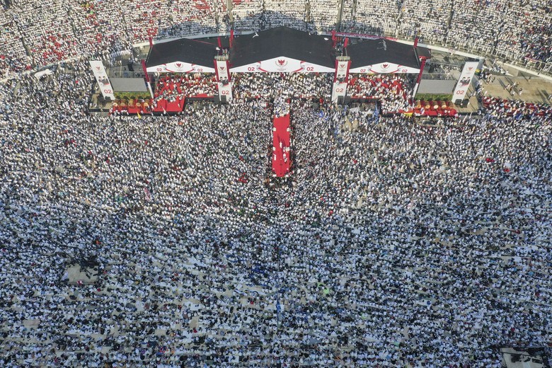 Kampanye Akbar Prabowo Subianto-Sandiaga Uno.