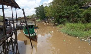 Kondisi sungai siak di daerah Kampung Bandar
