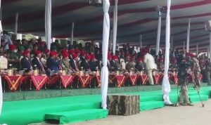 Prabowo hadiri HUT Kopassus.