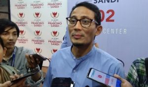 Cawapres Sandiaga Uno.