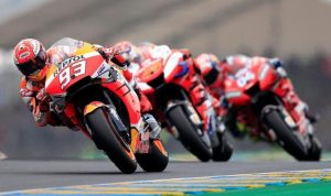 Marc Marquez meraih kemenangan di MotoGP Prancis 2019.