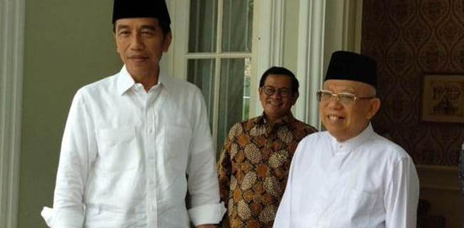 Capres Jokowi dan Cawapres KH Maruf Amin