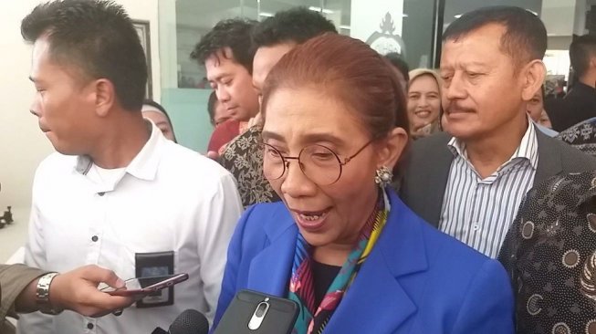 Menteri Kelautan dan Perikanan Susi Pudjiastuti.