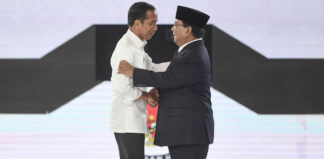 Presiden Joko Widodo dan Prabowo Subianto
