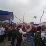 Pemukulan tabuh oleh Pj