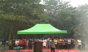 Shalat Istiska yang digelar Universitas Lancang Kuning.