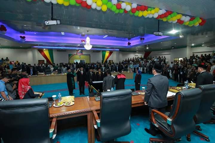 Suasana Paripurna DPRD Kampar