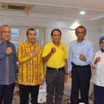 Gubernur Riau Syamsuar bersama anggota DPR RI Arsyadjuliandi Rachman saat bertemu Menpora Zainudin Amali, beberapa hari lalu.