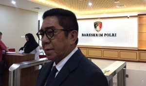 Henry Yosodiningrat saat berada di Bareskrim Polri.