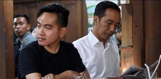 Presiden Jokowi bersama Gibran Rakabuming Raka