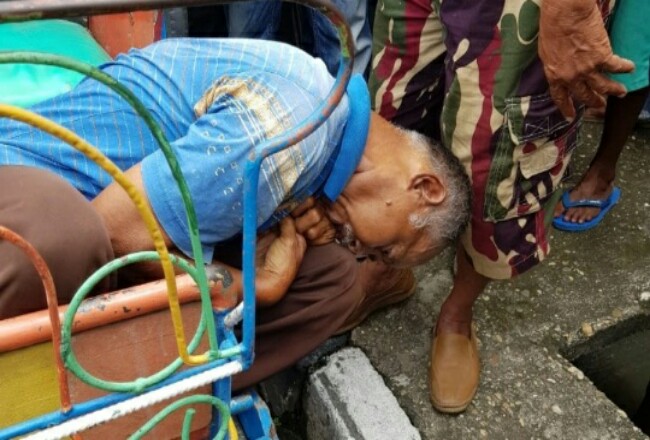 Tamjudin saat ditemukan sudah tak bernyawa.